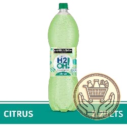 agua saborizada con gas h2oh citrus 2250cm3