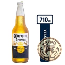 cerveza rubia corona  710cm3
