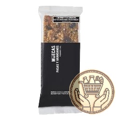 barra de cereal muecas con pasas y arándanos 45grs