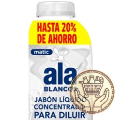 jabón líquido ala para diluir blancos más blancos botella 500cm3