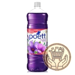 limpiador de piso poett frescura de lavanda 1800cm3