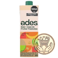 ades soja + jugo de frutas tropicales 1000cm3