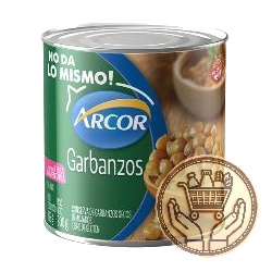 garbanzos arcor remojados  190grs