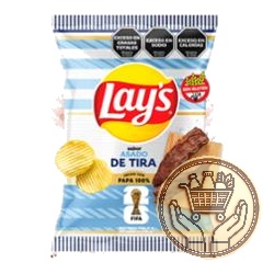 papas fritas lays sabor asado de tira 77grs