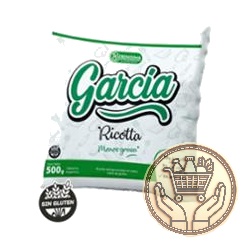 ricotta garcía semigrasa envasada 500grs