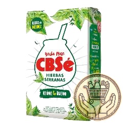 yerba mate cbse saborizada hierbas serranas 1000grs