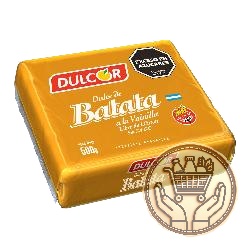 dulce de batata dulcor con vainilla sachet 500grs