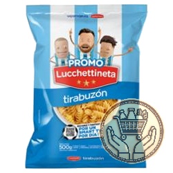 fideos lucchetti tirabuzón n°28 500grs