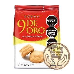 galletitas dulces 9 de oro scons 180grs