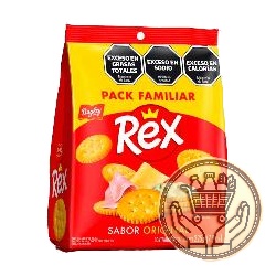 galletitas snacks rex sabor original 225grs