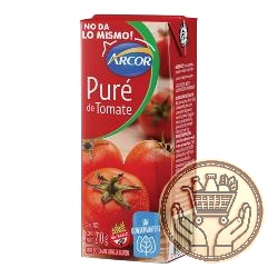 puré de tomate arcor 210grs