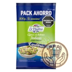 queso en hebras la paulina italiano cuatro quesos equilibrio 500grs