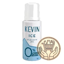 desodorante kevin ice 0% alcohol y aluminio en aerosol 163cm3