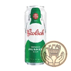 cerveza rubia grolsch lata 473cm3