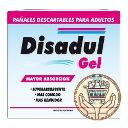 pañales para adulto disadul con gel grande 20uni