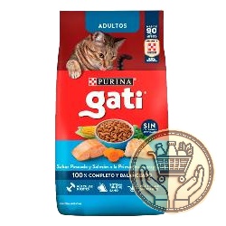 alimento para gatos gati pescado y salmón 3kgs
