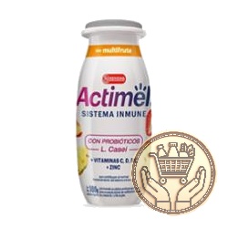 leche fermentada actimel sabor multifruta 100grs