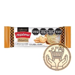 galletitas dulces hojalmar hojaldre palmeritas 150grs