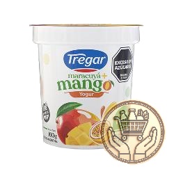 yogur entero tregar mango-maracuyá pote 160grs