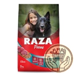 alimento para perros raza adultos carne + proteínas 3kgs