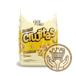 galletitas snacks 9 de oro crujitas queso 120grs