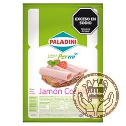 jamón cocido paladini linea permí feteado envasado 150grs