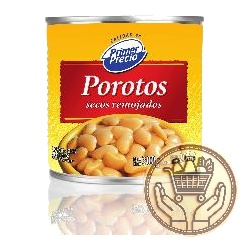 porotos primer precio remojados en lata 300grs