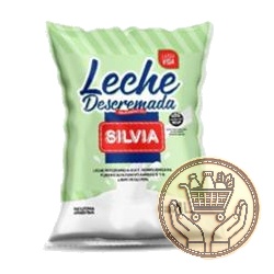 leche larga vida silvia descremada sachet 1lts