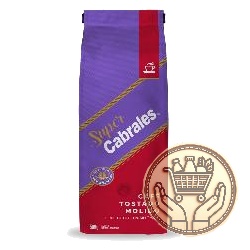 café tostado molido super cabrales 500grs