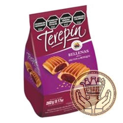 galletitas dulces terepín rellenas sabor frutos del bosque 260grs