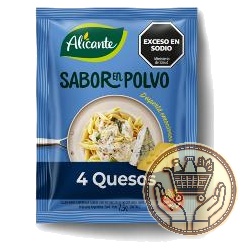 sabor en polvo alicante 4 quesos x4 30grs