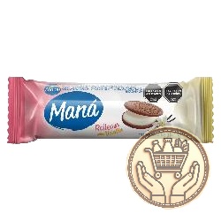 galletitas rellenas maná chocolate con vainilla 152grs