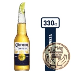 cerveza rubia corona porrón 330cm3