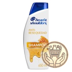 shampoo head & shoulders nutri honey anti-resequedad 650cm3