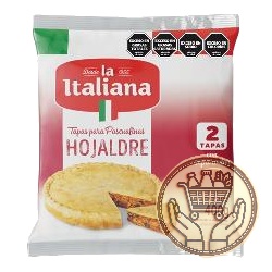 tapas para pascualina la italiana hojaldre 400grs