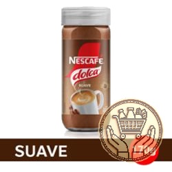 cafe torrado instantáneo nescafé dolca suave frasco 170grs