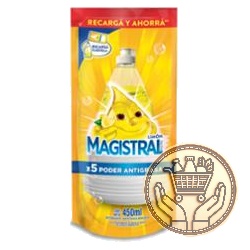 detergente magistral ultra limón doypack 450cm3