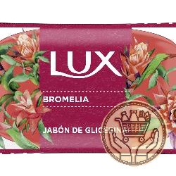jabon de glicerina lux bromelia 90grs