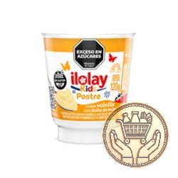 postre ilolay kids vainilla y dulce de leche 120grs
