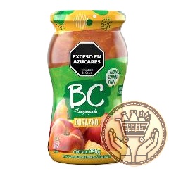 mermelada bc la campagnola durazno frasco 390grs
