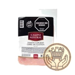 jamón cocido campo austral feteado 200grs