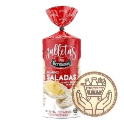 galletas de arroz dos hermanos slim con sal 100grs