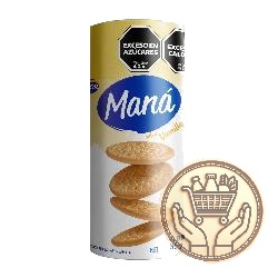 galletitas dulces maná sabor vainilla 136grs