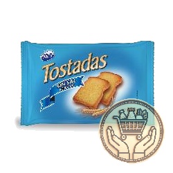 tostadas primer precio sin sal 180grs