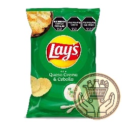 papas fritas lays queso y cebolla 77grs