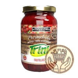 mermelada trini frutilla con stevia frasco 410grs