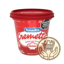 queso crema tonadita cremette clásico 290grs