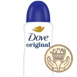antitranspirante dove original en aerosol 150cm3