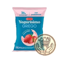 yogur bebible yogurisimo griego sabor frutilla sachet 900grs