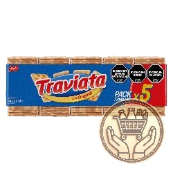 galletitas crackers traviata pack familiar x5 540grs